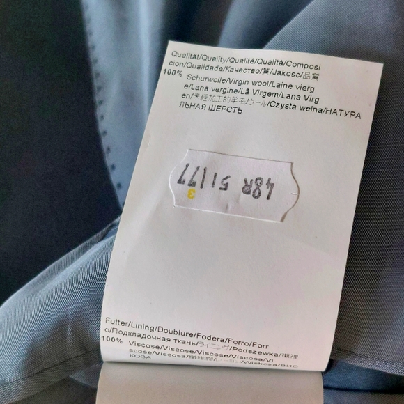 Hugo Boss Men's Two Button Blazer Jacket Size 48R NWT - Picture 10 of 16